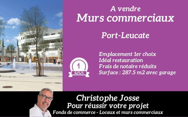 11370 PORT LEUCATE -  MURS Commerciaux  287.50 m²