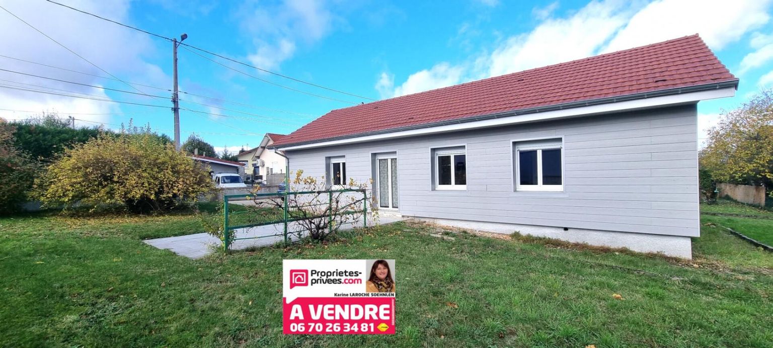 Maison individuelle de plain pied -82 m2 - Terrain 655 m2 - 3 CHAMBRES