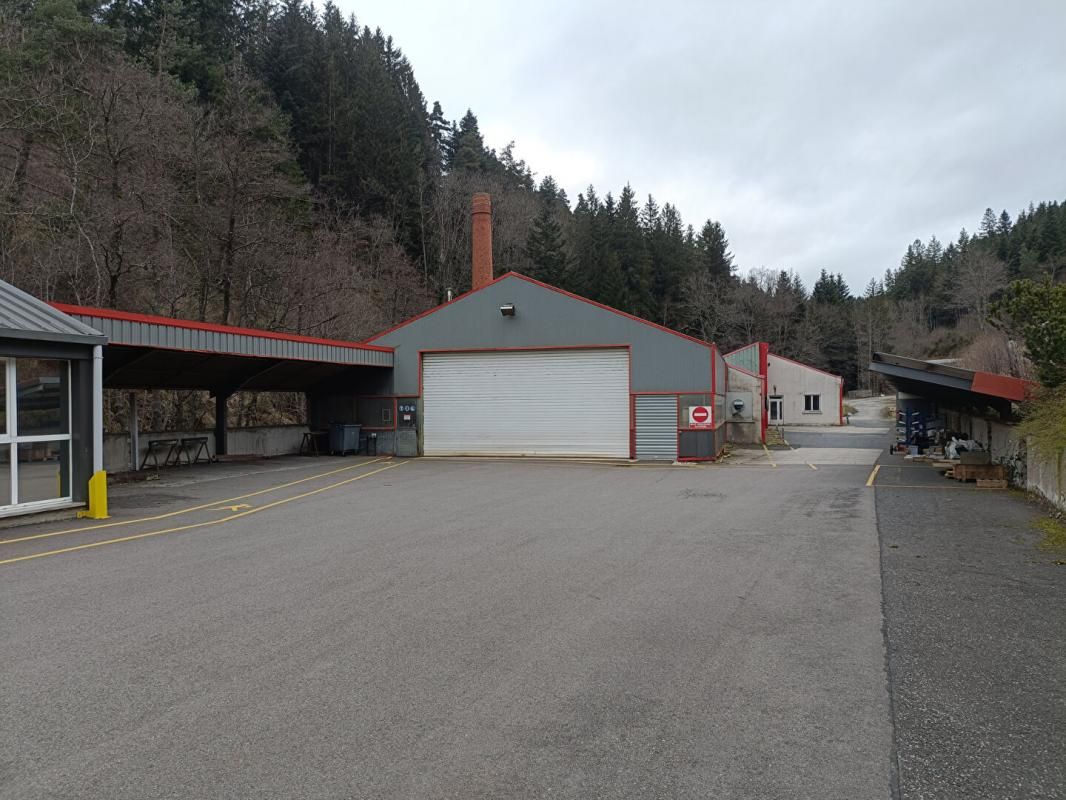 Dunières 43220 locaux d'activité comprenant des bureaux, un bâtiment industriel et des locaux à usage de stockage