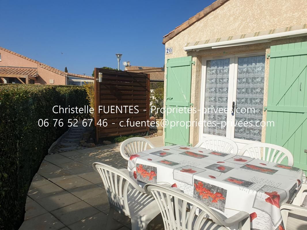 HERAULT - LOUPIAN (34140) - MAISON EN COPROPRIETE - 30M2 + JARDIN + PARKING