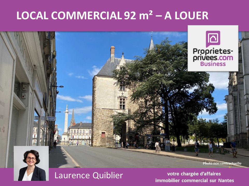 44000 NANTES, QUARTIER CATHEDRALE  - LOCAL COMMERCIAL 92 m² A LOUER