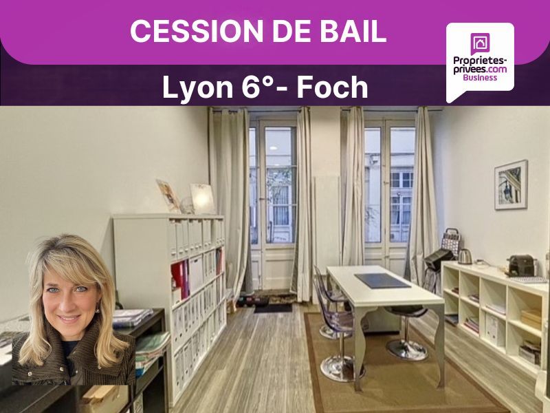 69006 LYON , secteur Foch - Cession de bail, local commercial 63 m²