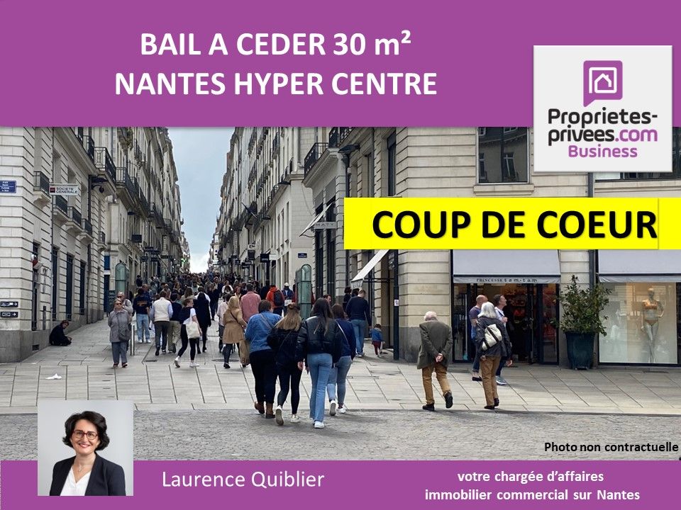 NANTES - CESSION BAIL, LOCAL COMMERCIAL 30 m²