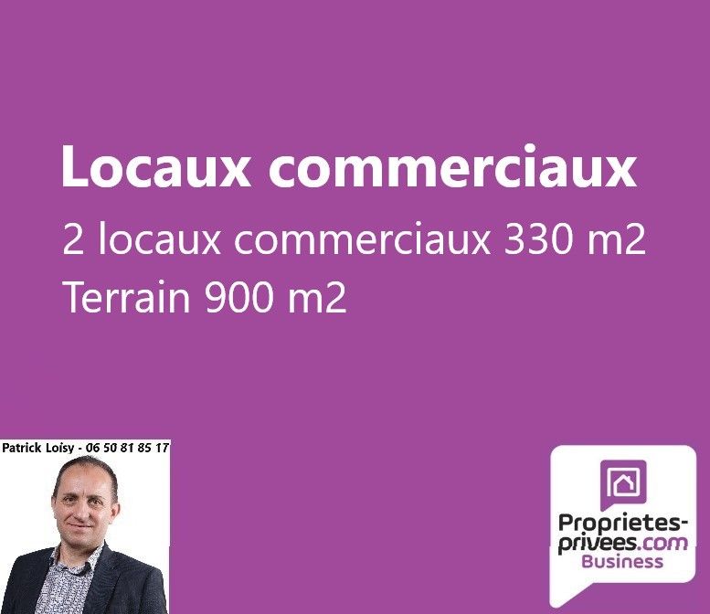 FOURCHAMBAULT - LOCAUX COMMERCIAUX  330 m²