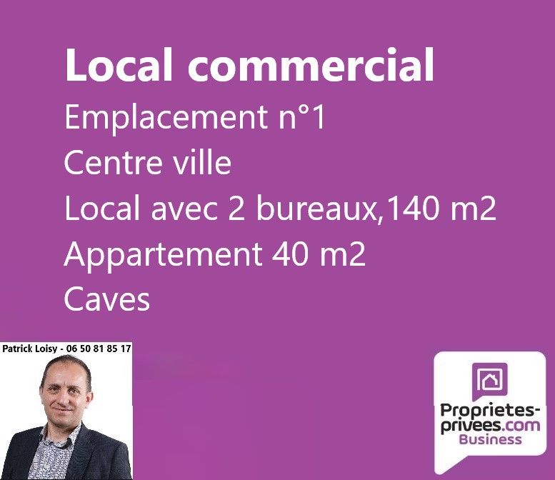 58000 NEVERS HYPER CENTRE - LOCAL COMMERCIAL 180 M²