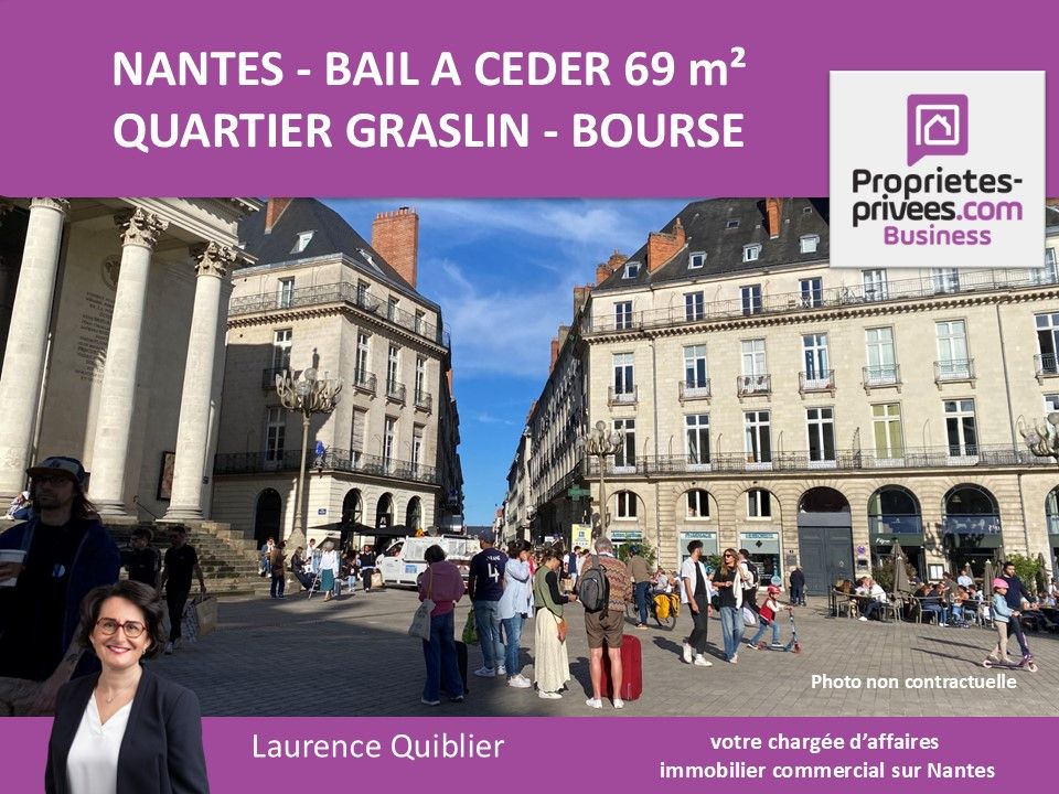 EXCLUSIVITE - 44000 NANTES - BAIL A CEDER, LOCAL COMMERCIAL 69 m²