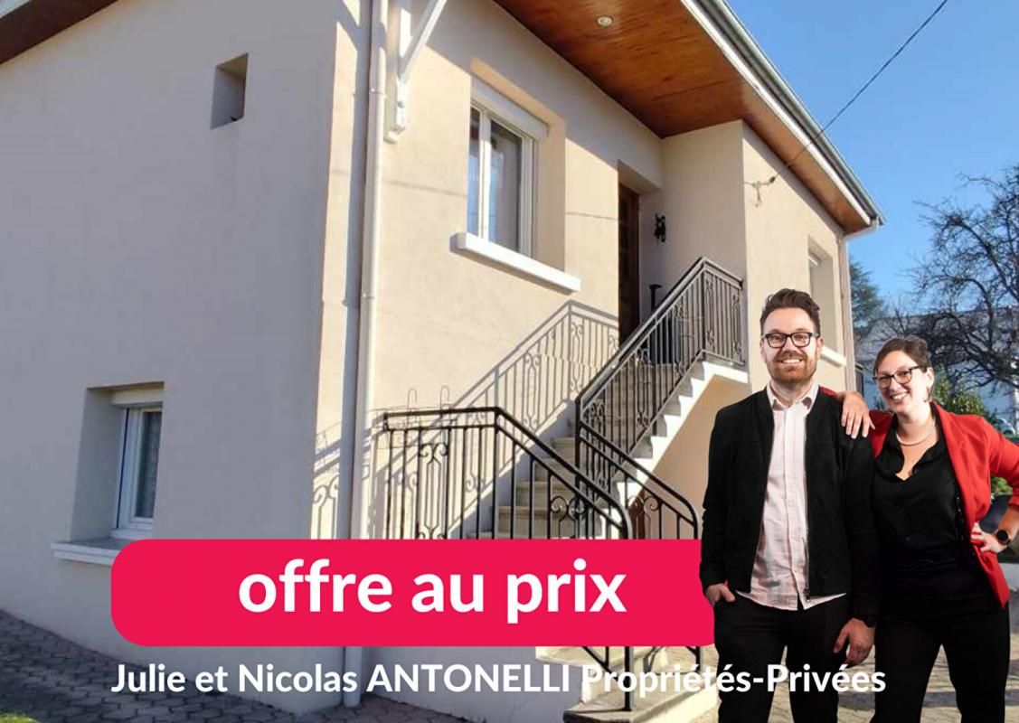 le Chambon Feugerolles 42500 secteur calme maison sur sous-sol complet 83m² 3 chambres 428m² de terrain