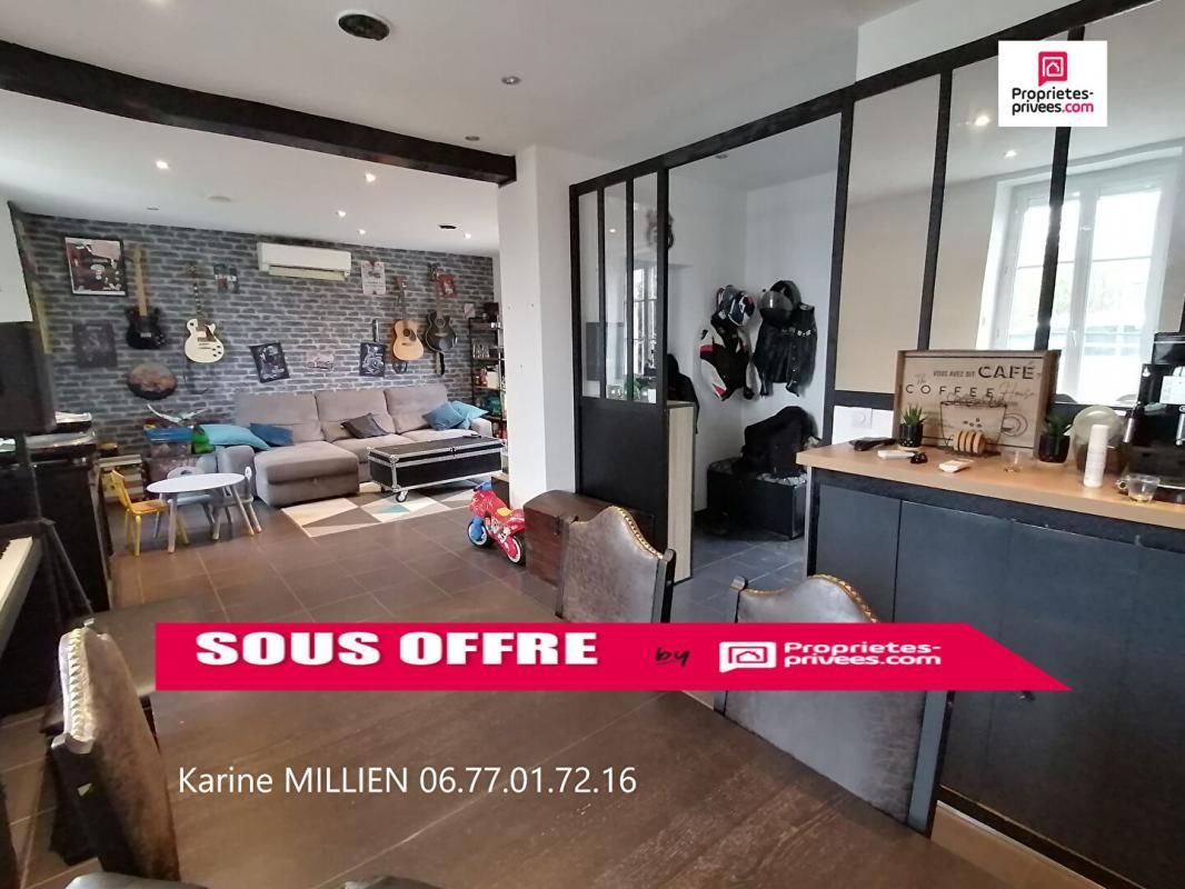 DAMPIERRE SUR AVRE 28350 Maison individuelle - Garage - Terrain - 145 000 HAI
