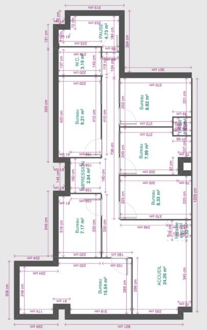 31000 TOULOUSE - Local commercial de 93 m² à Compans Caffarelli