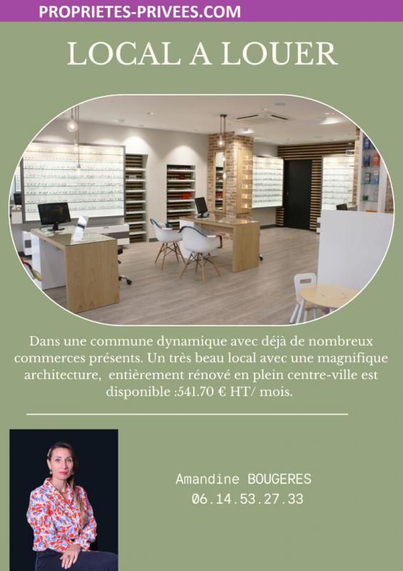 BAIS - LOCAL COMMERCIAL 62 m², A LOUER , faible loyer