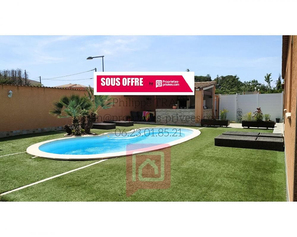 BEZIERS VILLA T4  PLAIN PIED 4 FACES AVEC PISCINE ET 550M² DE JARDIN 1