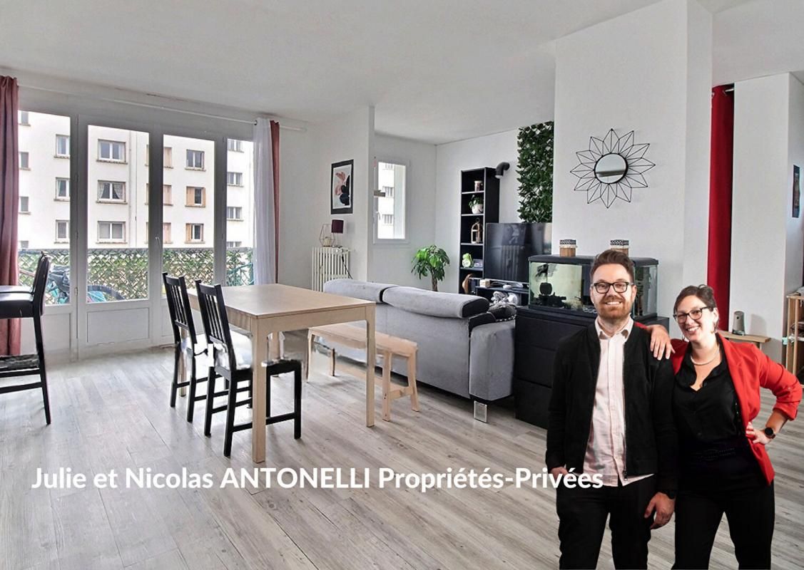 SAINT-ETIENNE SAINT ETIENNE 42100 secteur COURS FAURIEL appartement 80m² 3 chambres 2