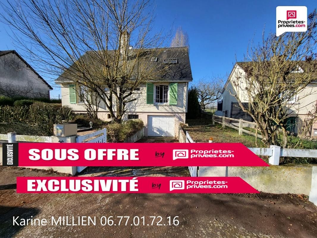 BARJOUVILLE 28630 Maison individuelle sur sous-sol total - 3 chambres - Terrain - 218 379 HAI