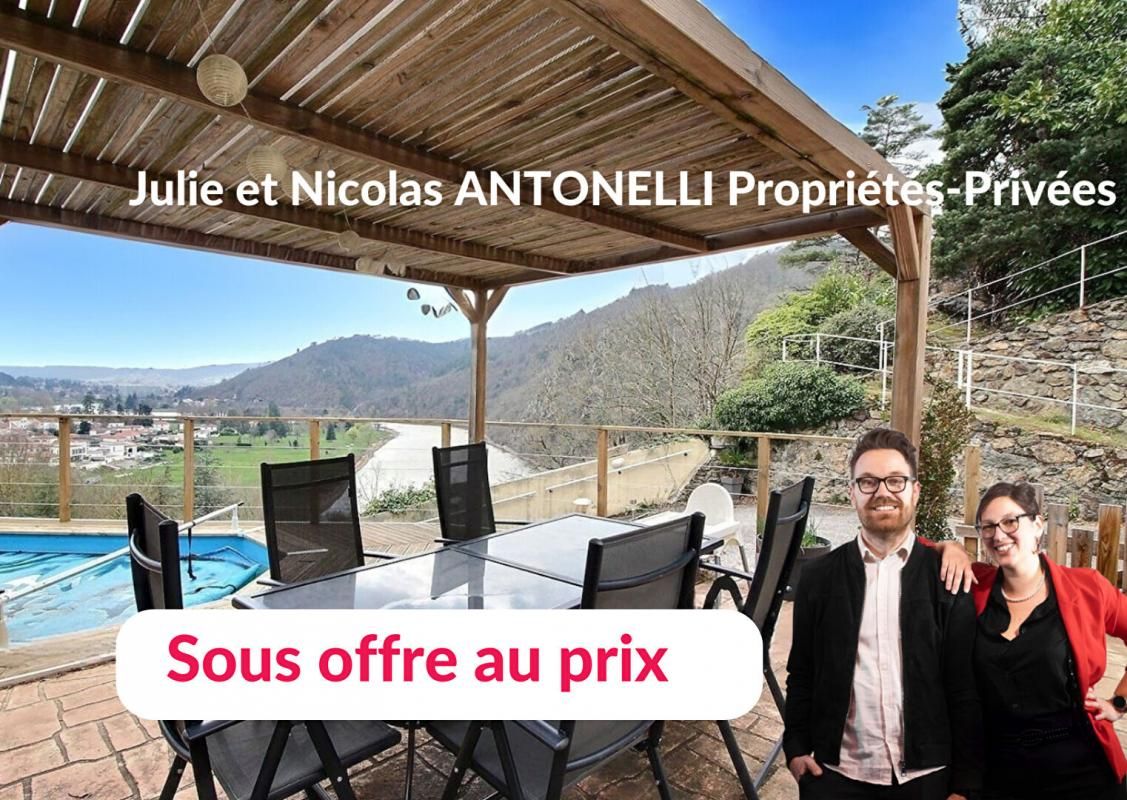 Maison 5 pièces 90m² trois chambres carport avec vue splendide