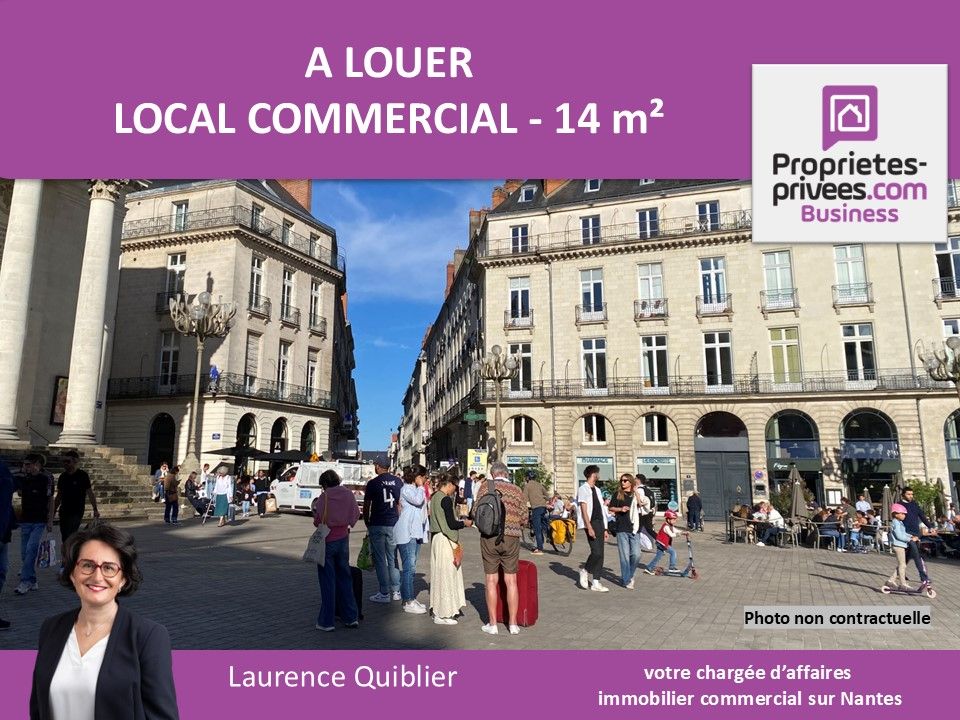 44000 NANTES - LOCAL COMMERCIAL A LOUER 14 M² - GRASLIN