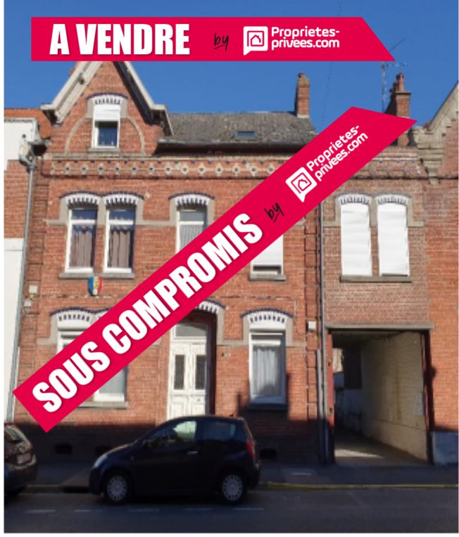 HIRSON Immeuble avec 5 appartements meublés et 2 garages, offrant un rendement brut de 11,17% ! 1