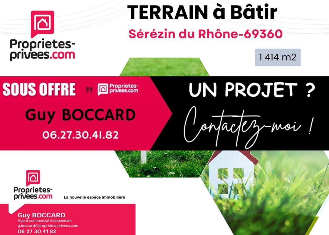 Terrain Serezin Du Rhone 1414 m2