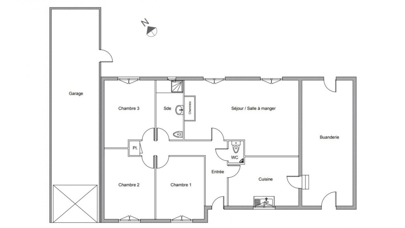 MIGNE-AUXANCES Maison Migné Auxances 4 pièce(s) 88.30 m2 2