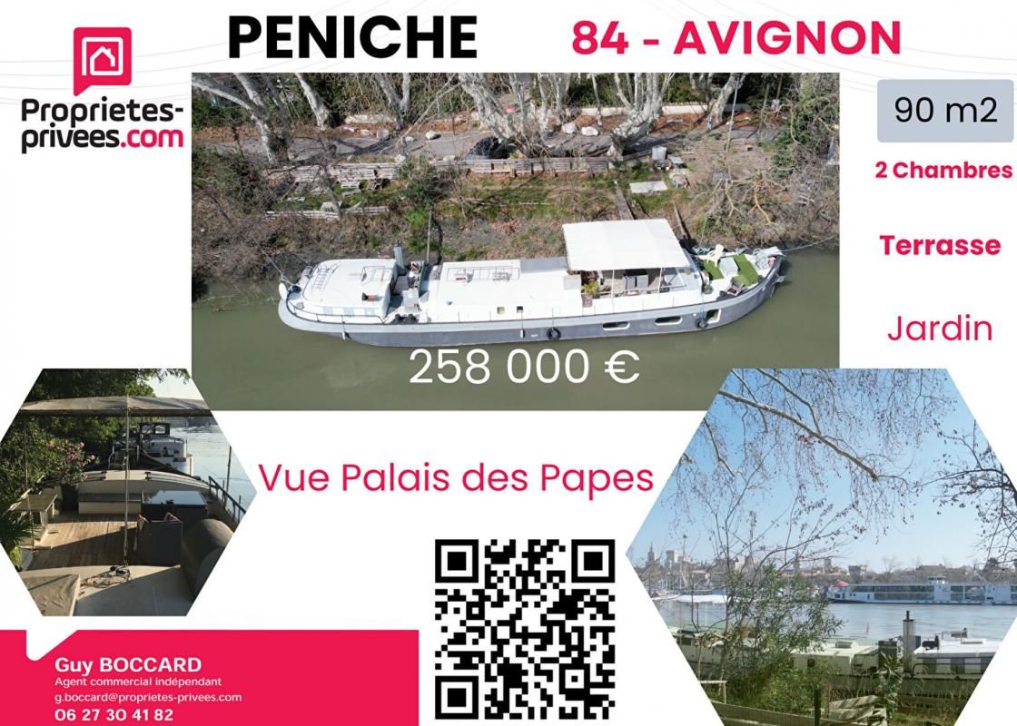Péniche Avignon 3 pièce(s) 90m2