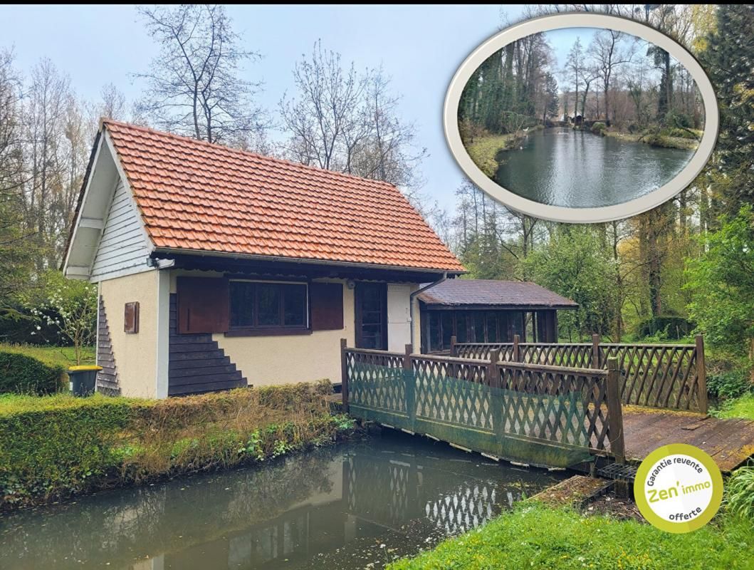 MARLES-SUR-CANCHE Propriété de loisirs Marles Sur Canche 2 pièce(s) 45 m2 avec étang de pêche 1