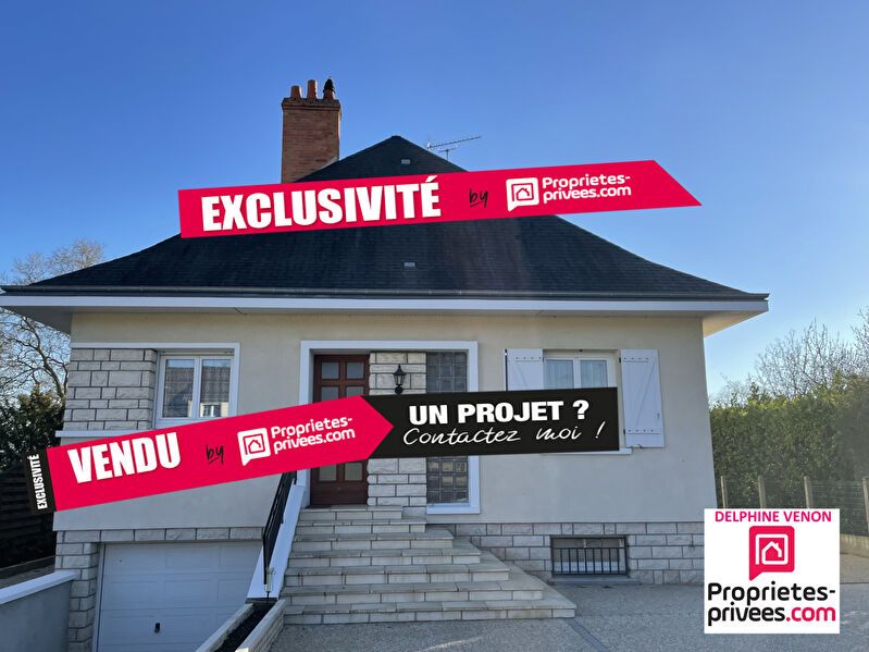 EXCLUSIVITE - Maison sur sous sol proche Loire à Châteauneuf sur loire dans un quartier prisé