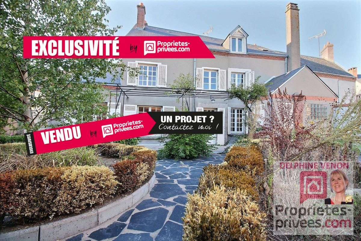 CHATEAUNEUF-SUR-LOIRE EXCLUSIVITE - Maison bourgeoise de 230 m² avec beaucoup de cachet, jardin clos de murs et garage dans le centre ville de Châteauneuf sur Loire 1