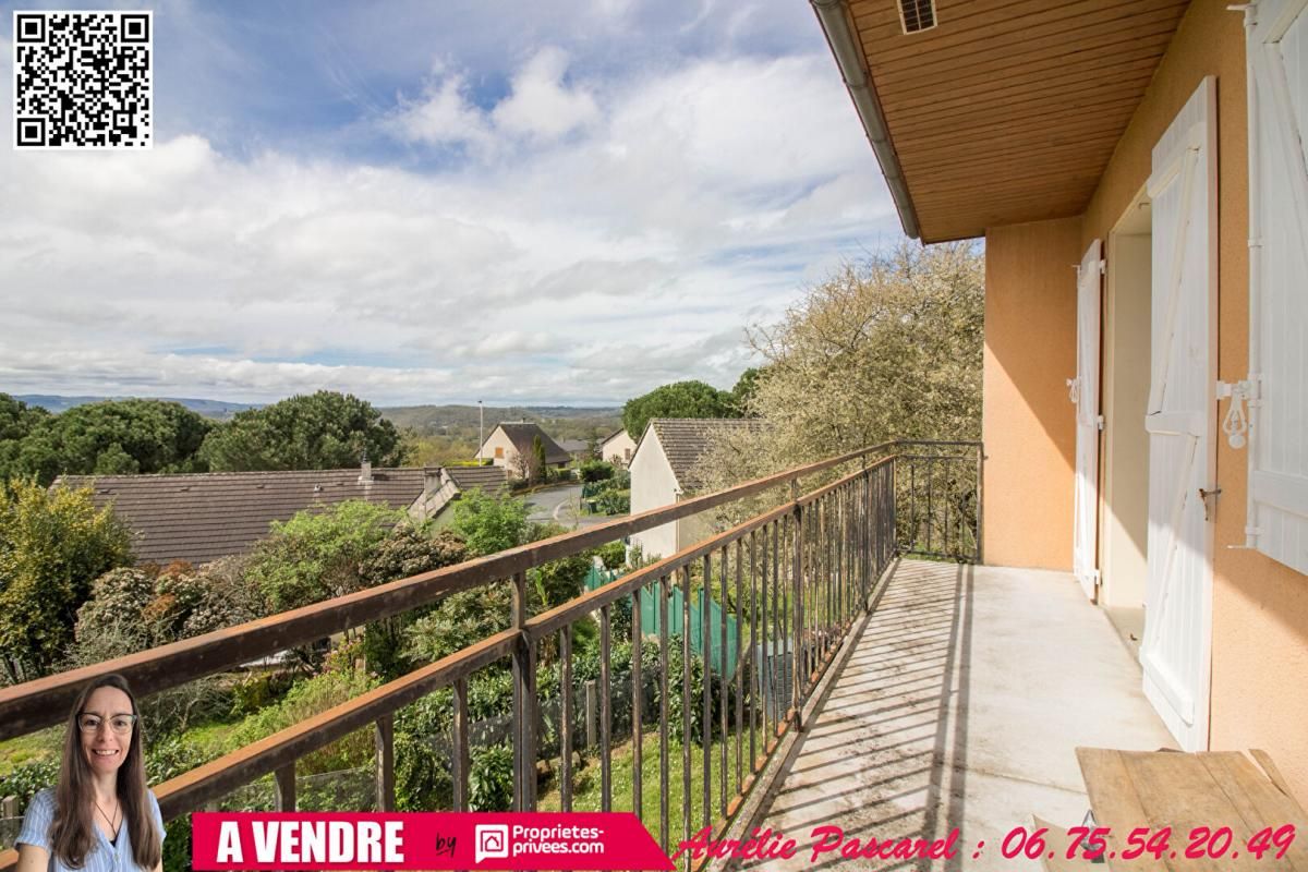 BRIVE : Maison T6 de 120m² - 4 chambres - grand garage - jardin 600m² - Calme et Vue dégagée