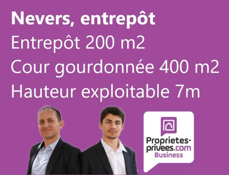 NEVERS - LOCATION ENTREPOT + PARKING