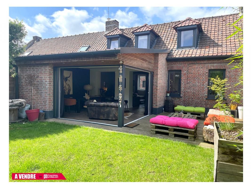 Maison semi flamandes, Leers 4 pièce(s)  - 2 chambres - Garage - 94 m2