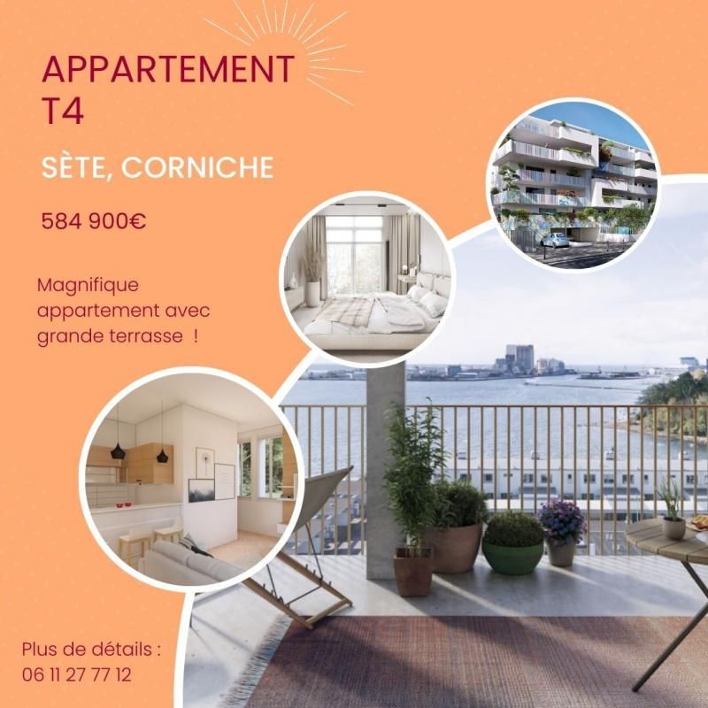 Appartement Sete 4 pièce(s) 85.25 m2