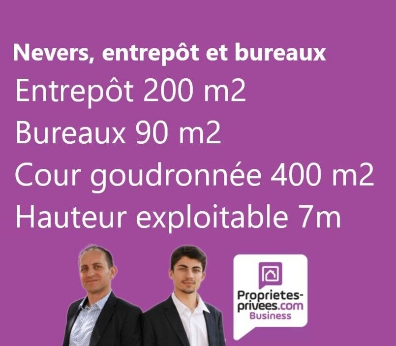 NEVERS NEVERS -  LOCATION ENTREPOT, BUREAUX ET PARKING GOUDRONNE 1