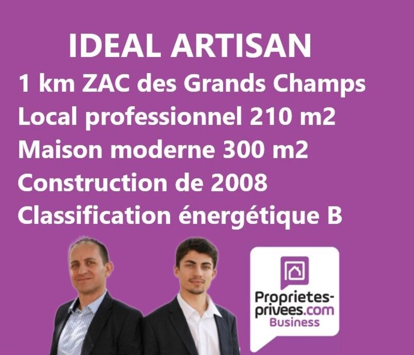 NEVERS - Local professionnel et maison d'architecte