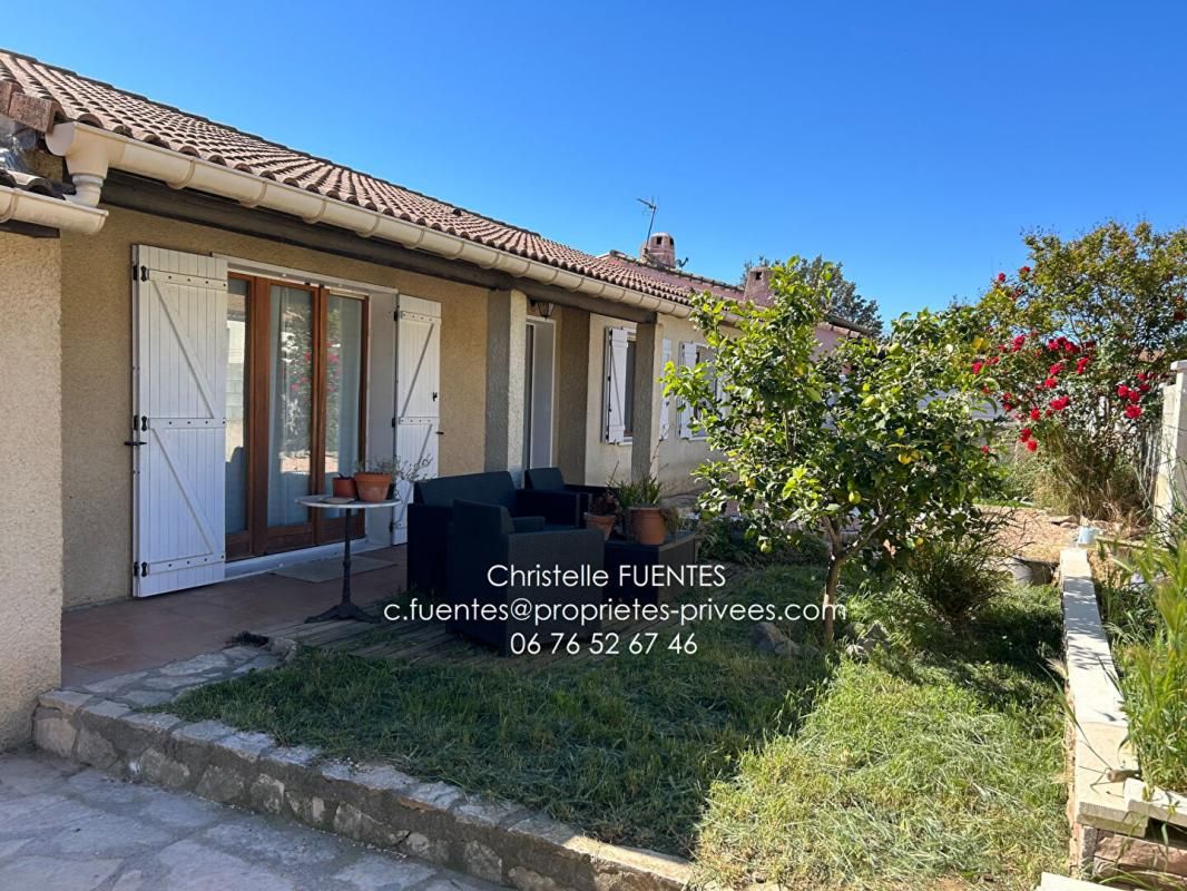 HERAULT - ROUJAN (34320) - VILLA PLAIN PIEDS 4 FACES - 90M2 - 580M2 DE PARCELLE - 3 CHAMBRES - GARAGE