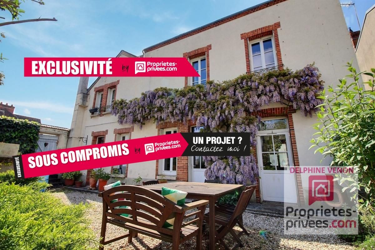 Exclusivité - Maison 5 chambres avec beaucoup de cachet entre Loire et coeur de ville à Chateauneuf Sur Loire