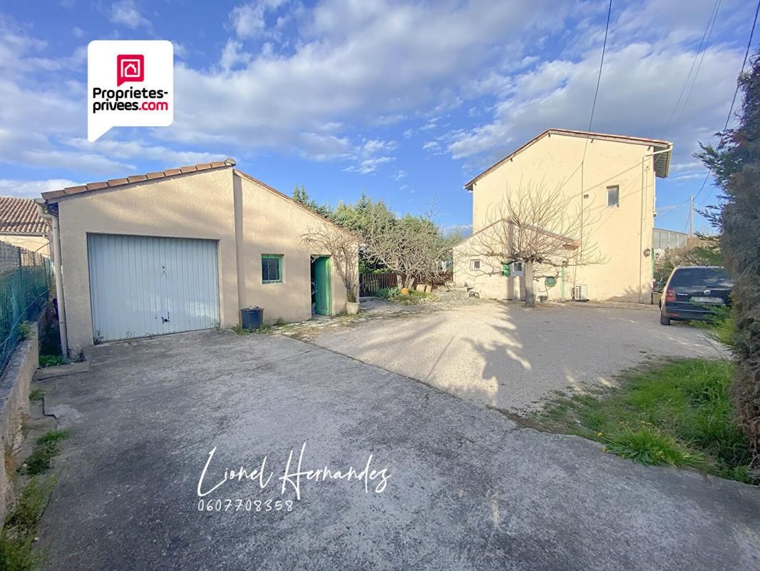 Maison de 73m² avec 2 chambres, garage et dépendance sur un terrain plat de 632m²