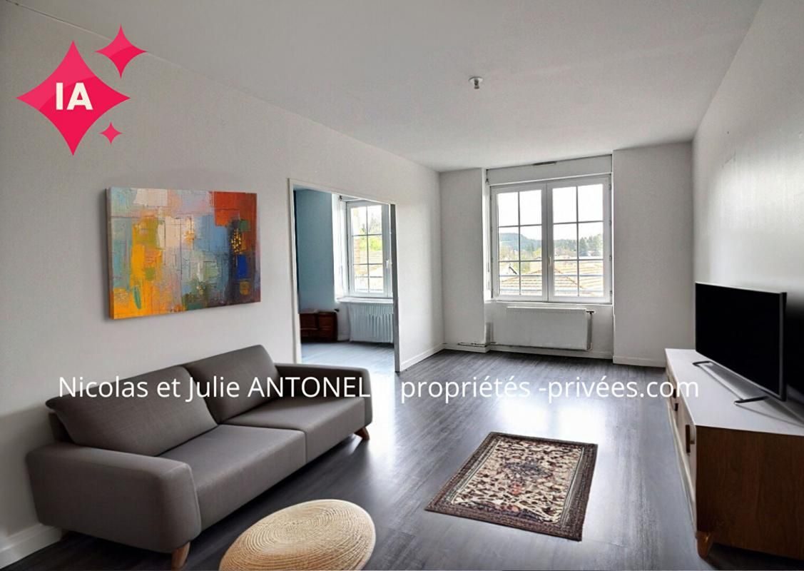 LA SEAUVE-SUR-SEMENE Appartement T3 de 76m² habitables, 2 CHAMBRES (possibilité trois) avec UN JARDIN PRIVATIF 2