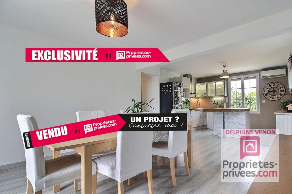 Exclusivité - Maison 3 chambres + garage classe énergie C sur un terrain de 1328 m² à Châteauneuf sur Loire