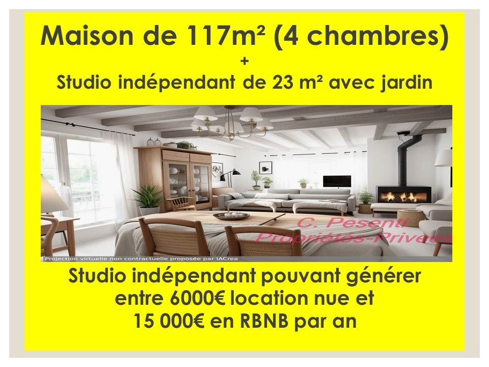 Maison Conches Sur Gondoire 140 m2 dont un studio