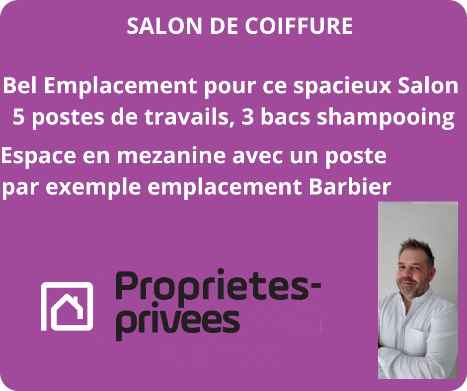 LILLE LILLE METROPOLE - SALON DE COIFFURE 5 POSTES 3
