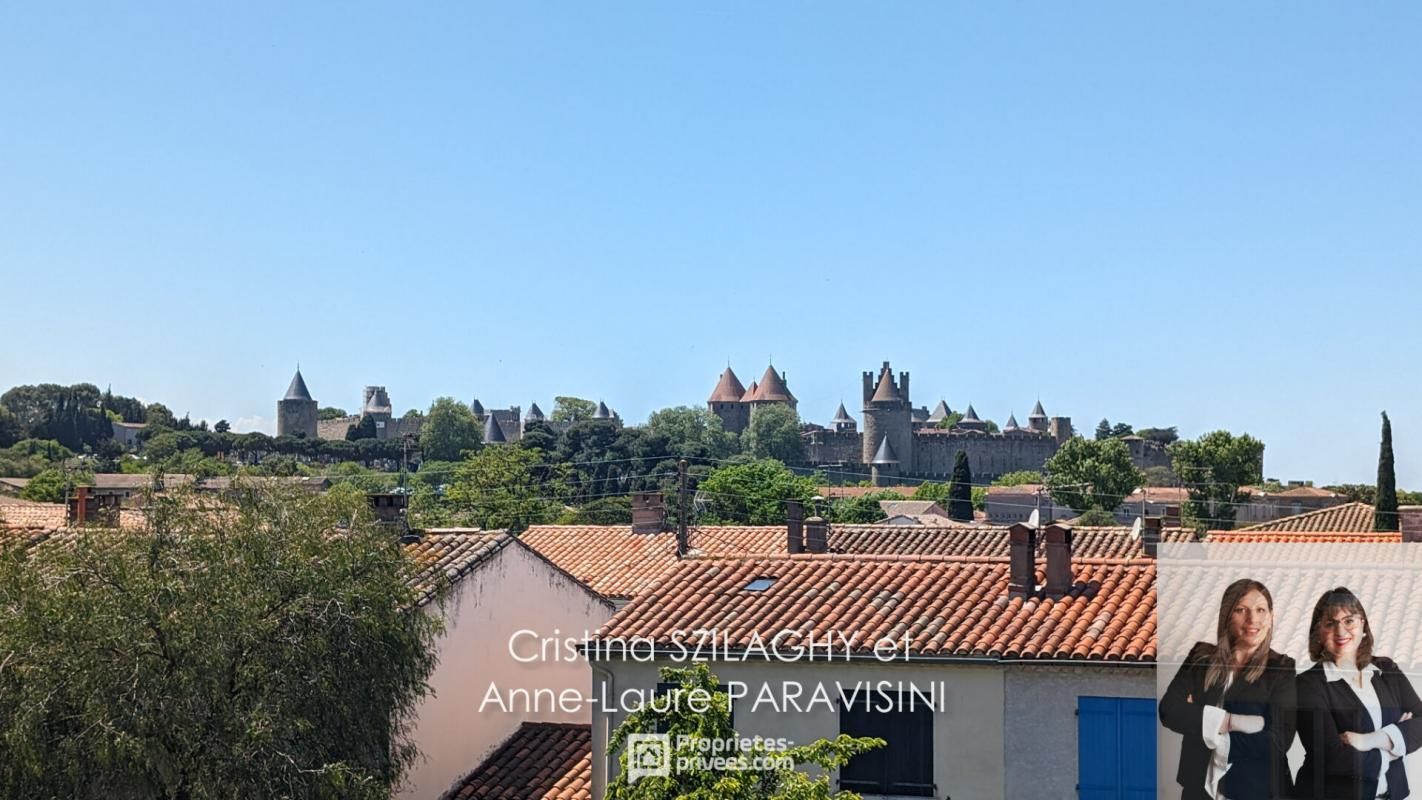 CARCASSONNE T3 avec balcon vue Cité en résidence fermée 1