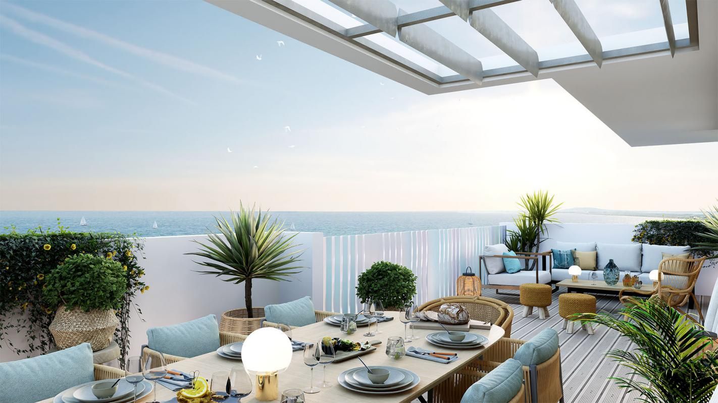 SETE CORNICHE MER. appartement T4 , terrasse exposition Sud 4