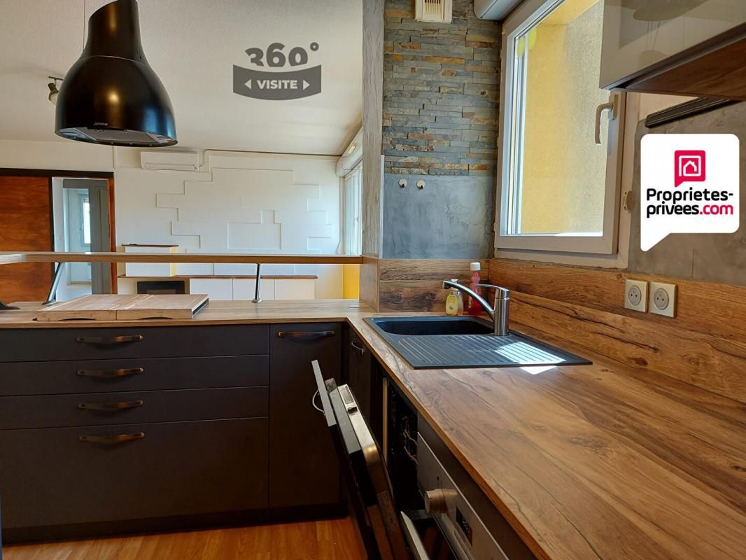 Agen Appartement T4 91 m² -dernier Etage - terrasse - garage