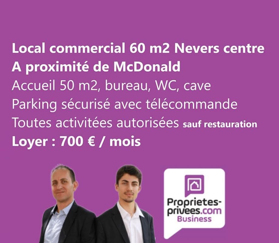 NEVERS - LOCAL COMMERCIAL 60 M²