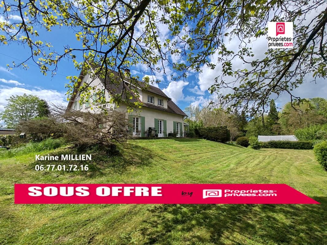 DREUX 28100 Maison individuelle avec sous sol - 1 étage - 5 chambres - 1 bureau - Terrain - 315000 HAI