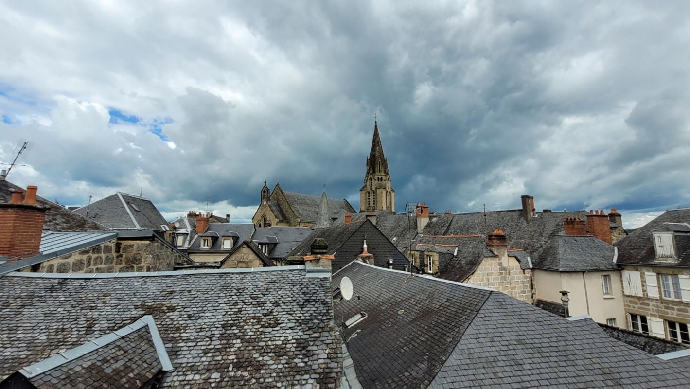 Appartementt Type 3 pièces dans Brive Hyper Centre - 52 m2 - 2 chambres - CALME  et VUE SUR LES TOITS