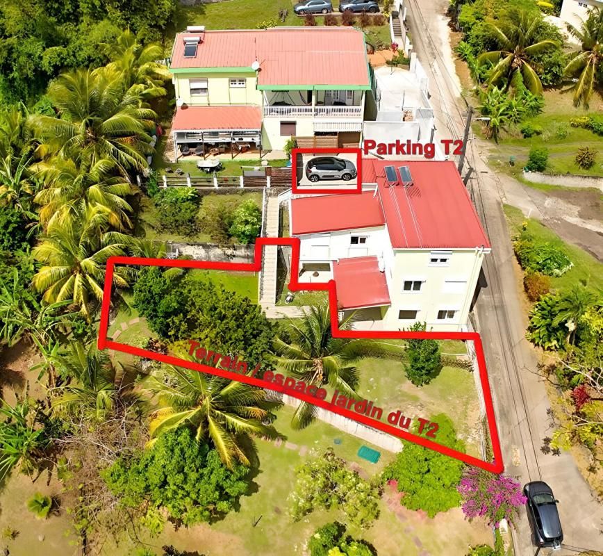 Appartement Le Francois 2 pièce(s) 51 m2 avec jardin de plus de 200m2 et vue mer