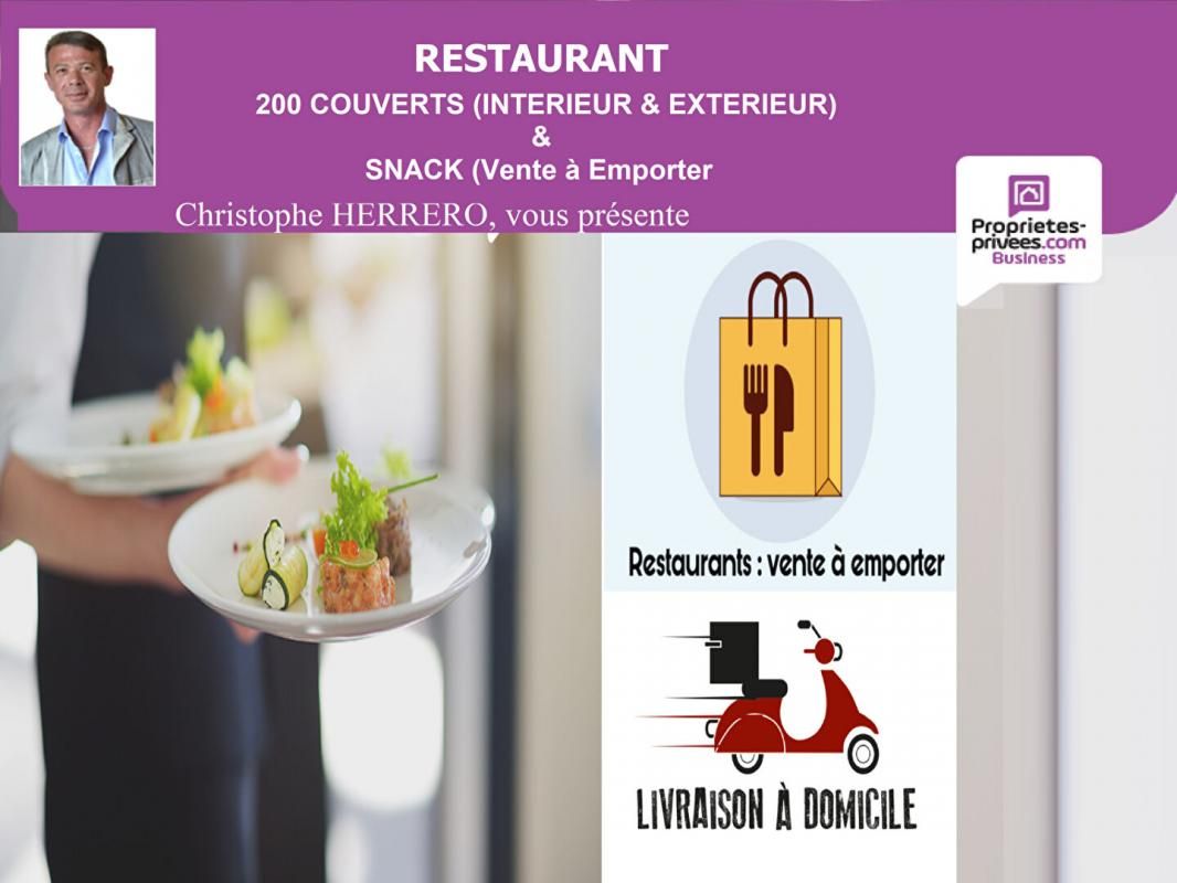 MONTPELLIER - RESTAURANT  du MIDI de 420 m²  + Terrasse de 150m²