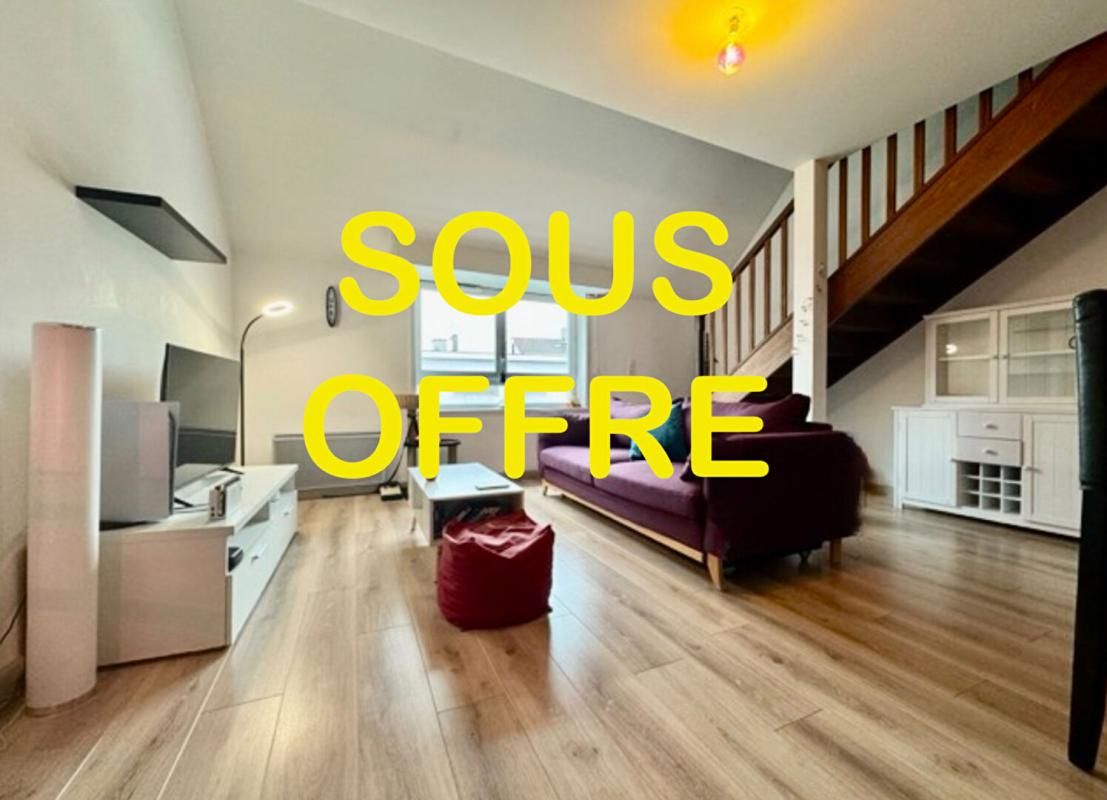 Très  bel Appartement T2 de 52,32m2 en duplex  à 200m de la cathédrale d'Amiens