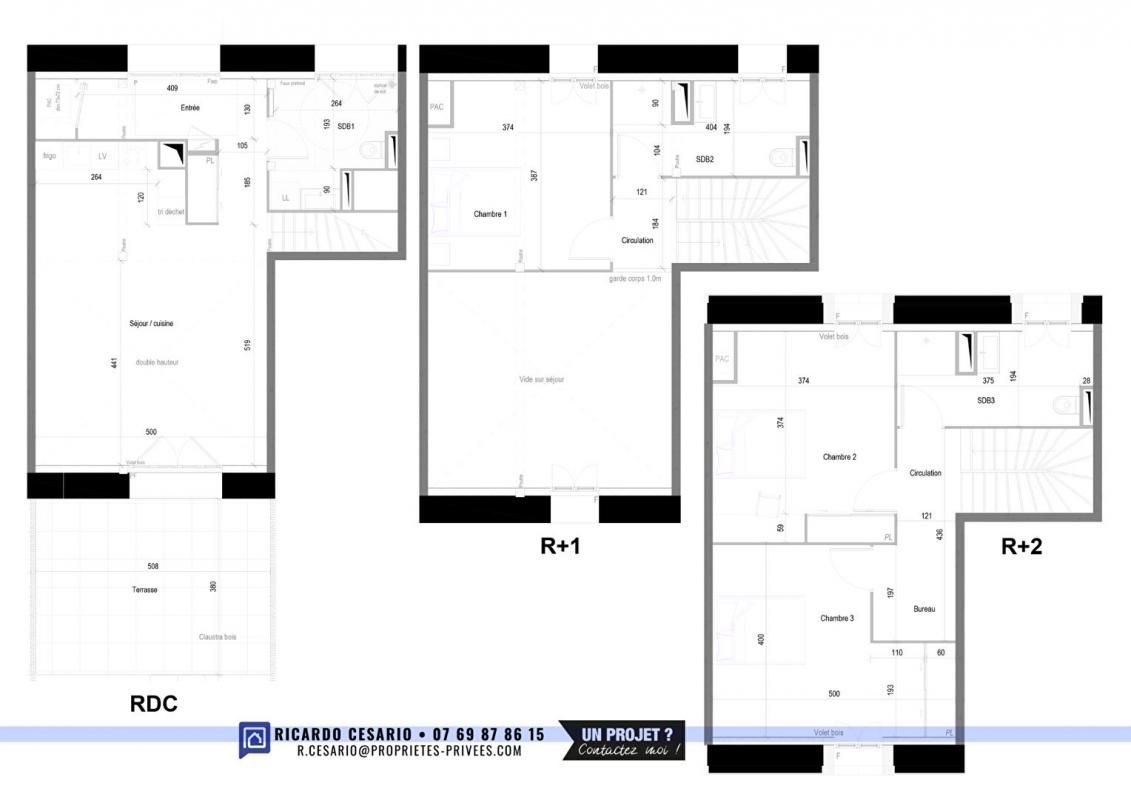 Appartement Concarneau 4 pièce(s) 116.59 m2