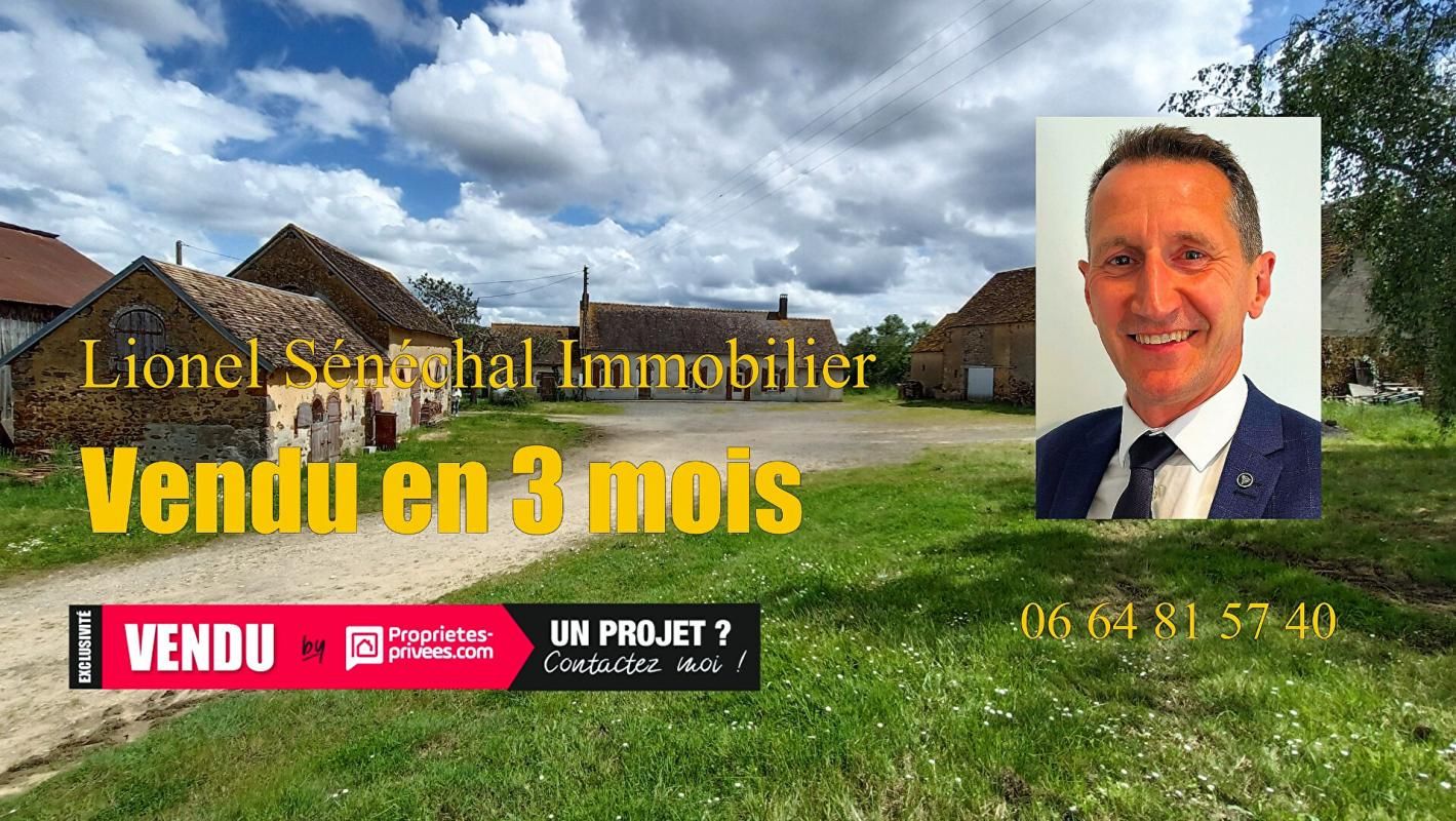 Longère 8 pièces de 120 m2 avec dépendances sur une parcelle de 5 000 m2 aux portes du Mans secteur Université